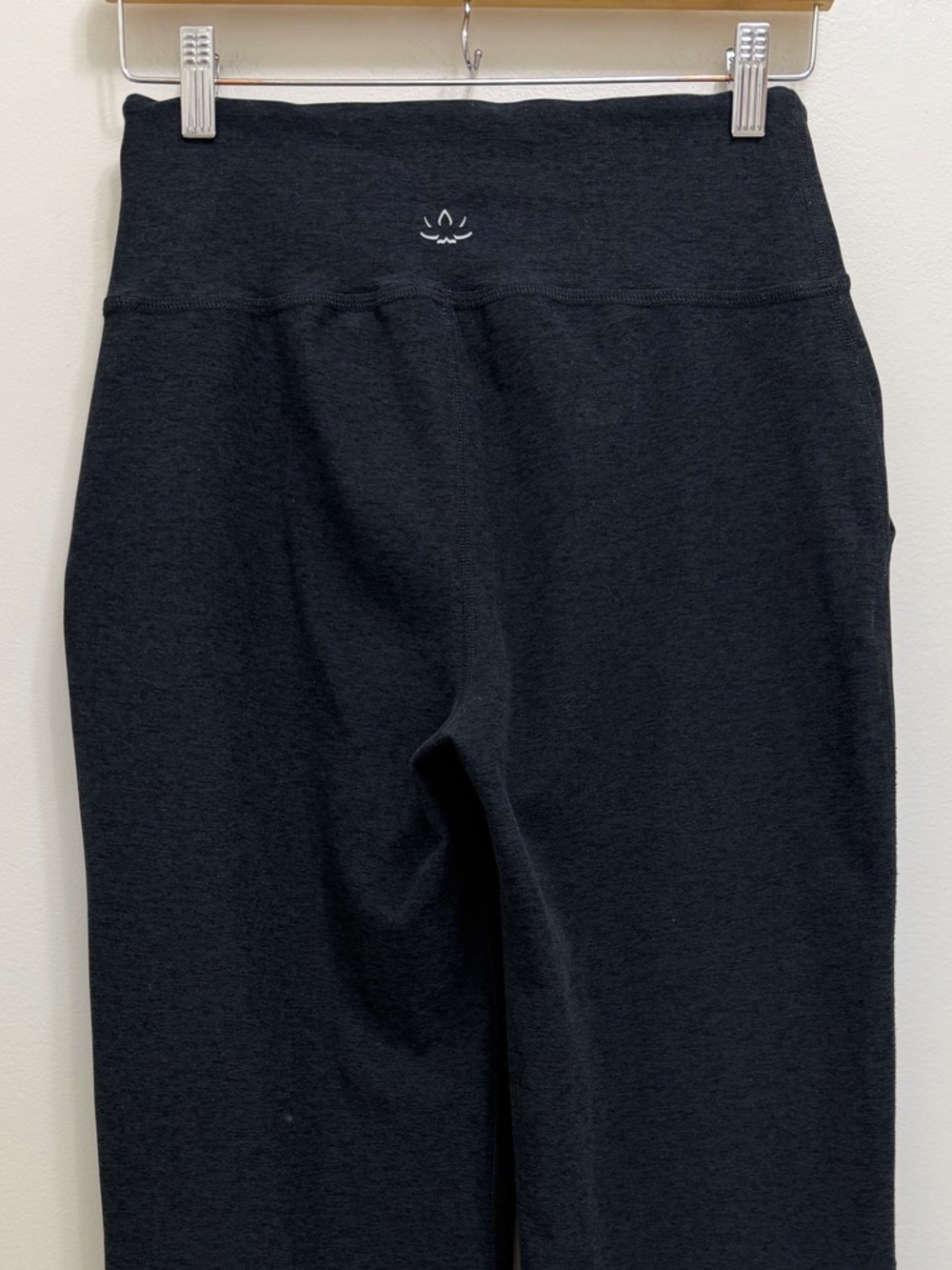 Beyond Yoga Spacedye Wide Leg Pant High Rise Pockets Black Size S - Picture 7 of 9